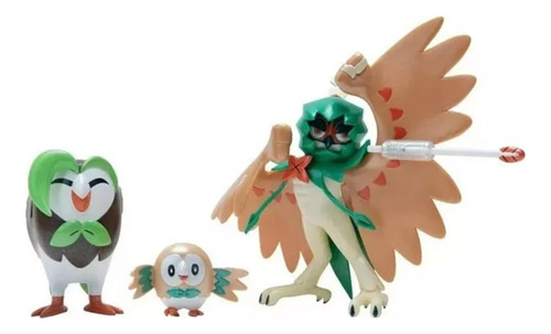 Pokemon Select Evolution - Rowlet + Dartrix + Decidueye
