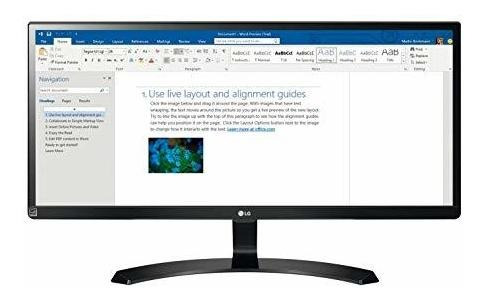 Monitor Ips 29  LG 29um59-a Ultrawide Fhd Resolución 2560