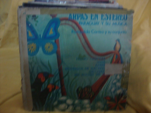 Vinilo Romualdo Correa Y Su Conjunto Arpas En Stereo F3