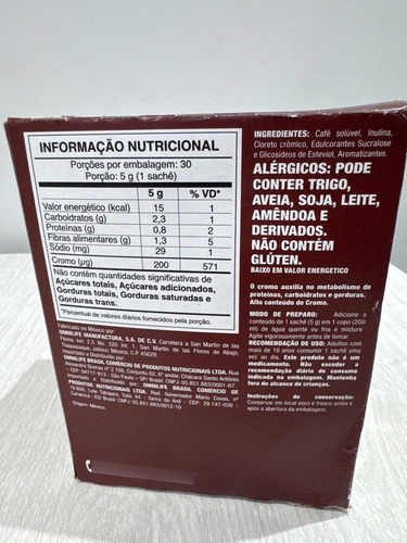 Cafelife Omnilife - Pó De Cafeína Micronizado Sem Sabor
