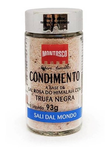 Sal Rosa Do Himalaia Com Trufa Negra Italiano Montosco 93g