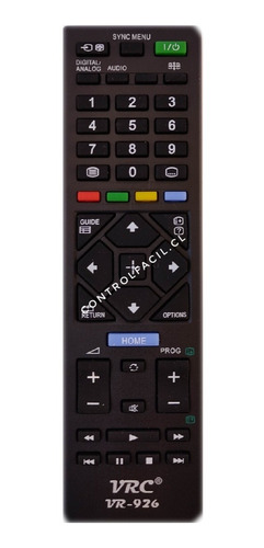 Control Remoto Alternativo Tv Sony Lcd Led 3d Kdl Kdl-40r455