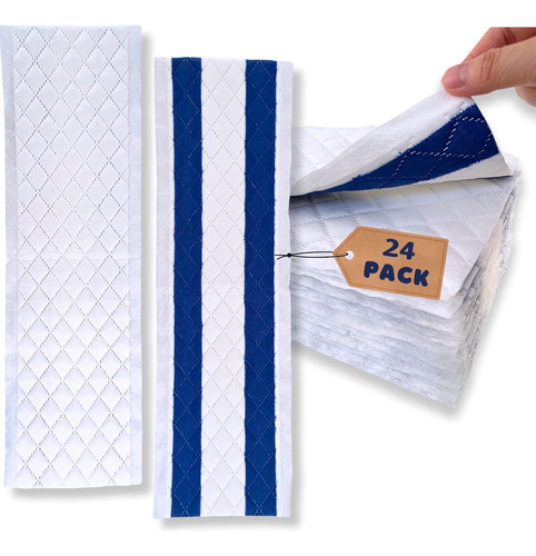 Paquete De 24 Almohadillas Desechables De Microfibra De 18 P