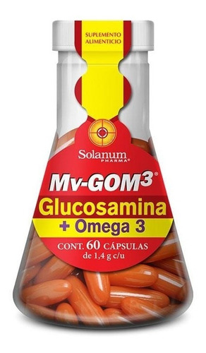 Solanum Glucosamina Con Omega 3 60 Cápsulas Vitamina C Sfn Sabor Sin sabor