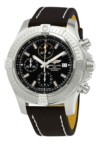 Breitling Avenger Chronograph Automatic Black Dial Reloj Par