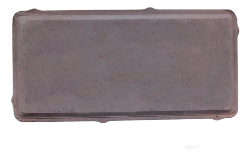 Tablilla De Concreto Rectangular De 2cm Habano 10 X 20