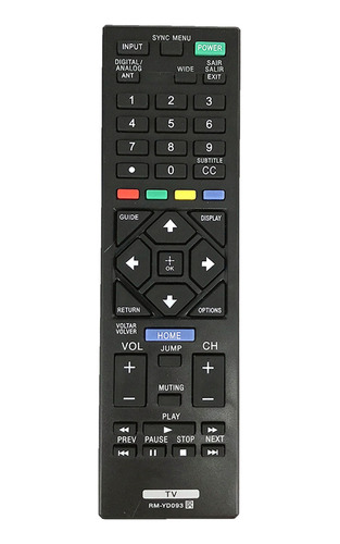 Mando A Distancia Rm-yd093 For Sony Tv Brav-bb12