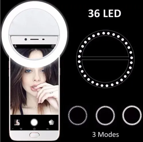 Aro Luz Led Selfie Celular Tablet Linterna Colores Anillo