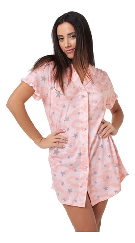 Camisola Abotonada Manga Corta So Trendy So Pink 18037