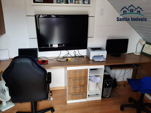 Imagem 19 de 30 de Sobrado De 130 M² Com 03 Dormitórios (sendo 01 Suíte) À Venda, Por R$ 560.000 - Xaxim - Curitiba/pr - So0306