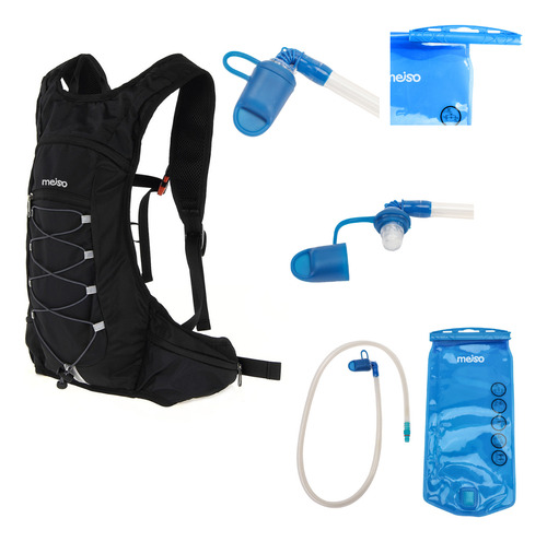 Mochila Hidratacion Camelbak Trekking Ciclismo Mtb 2 Litros Color Negro Diseño De La Tela Rayas