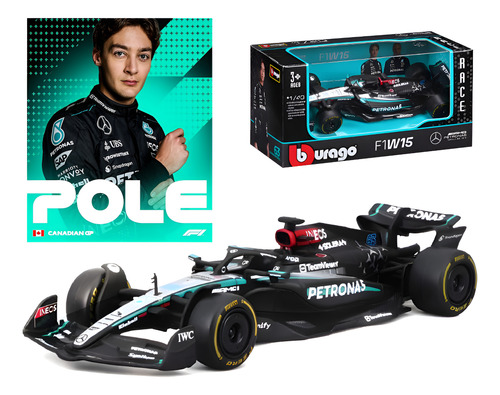 Mercedes F1 Amg W15 #63 2024 George Russell - F1 Burago 1/43