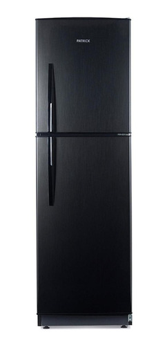 Heladera Patrick HPK136 black steel con freezer 300L 198V - 242V