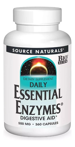 Enzimas Digestivas 500mg 360cap