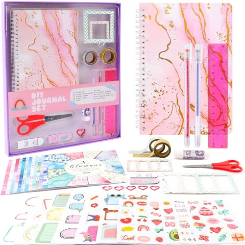 Kit De Diario Diy Niñas, Ideas De Regalos De Cumpleañ...