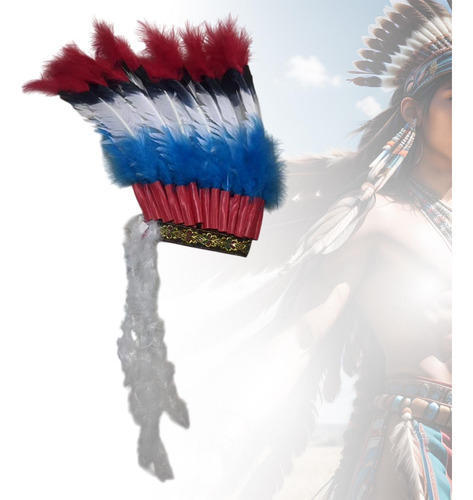 Diadema De Sombrero Indio Para Mardi Gras, Carnaval,