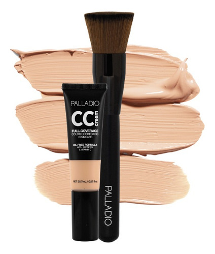 Kit Palladio Cc Cream Piel Con Brocha