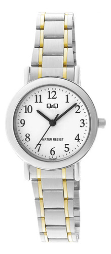Reloj Para Mujer Q&q C18a C18a-002py Multicolor
