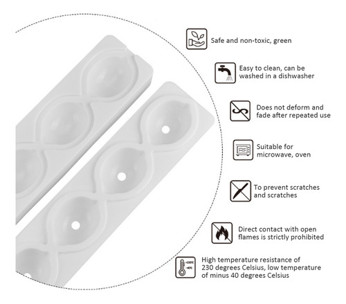 Moldes Para Tartas En Forma De Limón De 4 Cavidades, Moldes