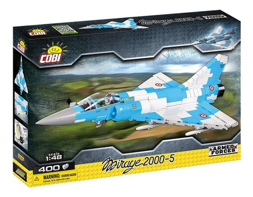 Avião De Caça Francês Mirage 2000-5 - 400 Peças - Cobi