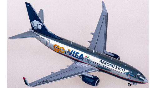 Avion Aeromexico Boeing 737 700 Go Visa N784xa 1:400 Jcwings
