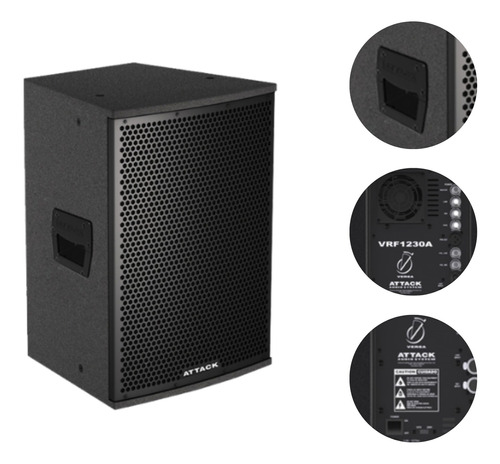 Caixa Amplificada Attack Versa Vrf-1230 300w Rms C/ Driver