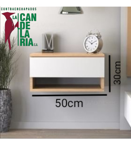 Mesa De Noche Dormitorio Moderno Aérea 