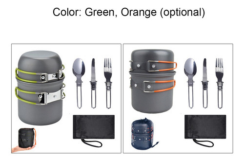 Conjunto De Utensílios De Cozinha Para Acampamento Ultralig