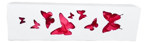 20 Cajas Caladas Largas Mariposas Pergamino Bombones 