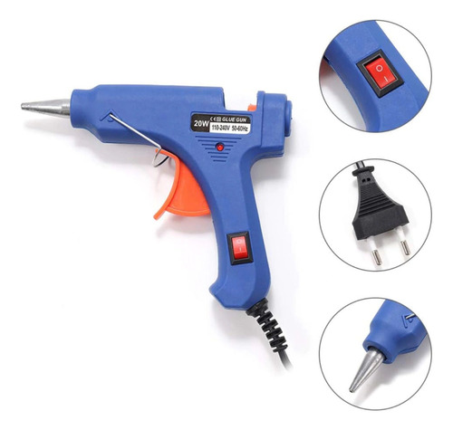 Pistola De Silicona 20w + 2 Barras