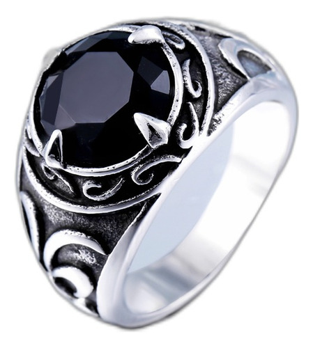 Ghost Store Lm Anillo Hombre Piedra Elegante Moda Acero Inox