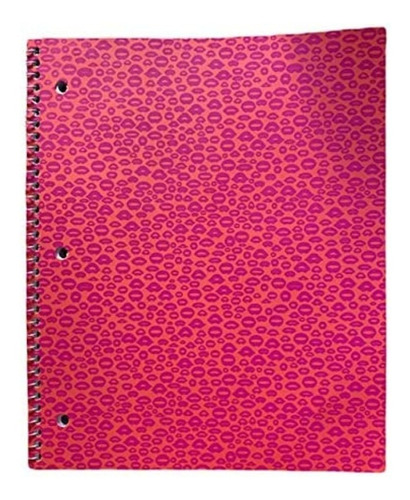 Cuaderno Espiral Rosado Yoobi