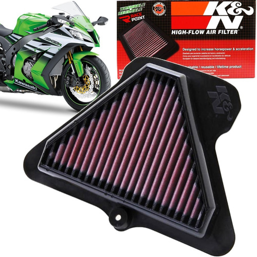 Filtro Ar K&n Kawasaki Zx10r Zx10 R 2011 2012 2013 2014 2015