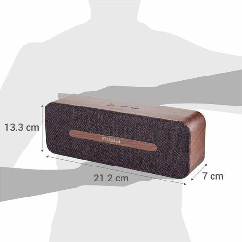 Parlante Portatil Bluetooth/aux 3wx2 Aiwa