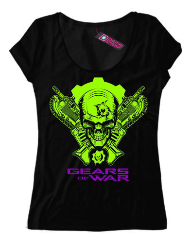 Remera Mujer Gears Of War T31 Dtg Premium