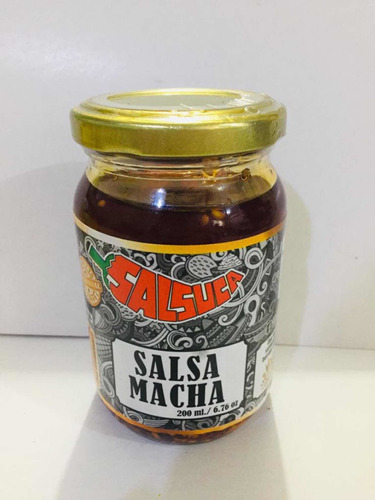 Salsa Macha Los Buenos Compadres (salsuca) 200ml Caja 24pz