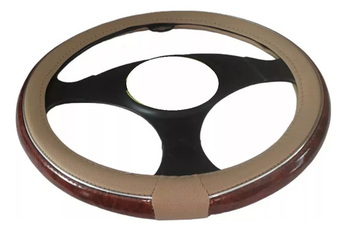 Funda Volante Beige Madera Ft14 Fiat Strada 2002