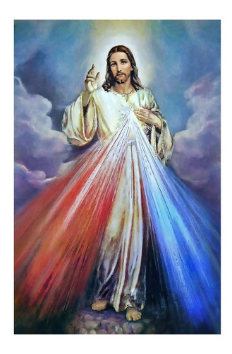 Jesús Misericordia 1 X 1.5 M Giclée Lienzo Importado Museo