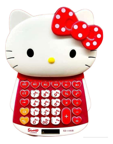 Hello Kitty Calculadora Diseño Exclusivo Sanrio