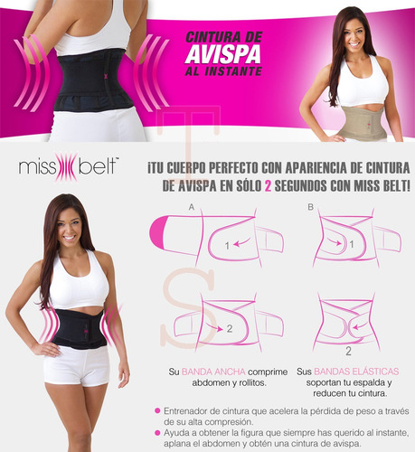 Faja Modeladora Reductora Corset Cintura Y Abdomen Crazy Off