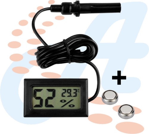 Termometro Higrometro Digital Con Sonda 1mts  -50°c ~ 70°c