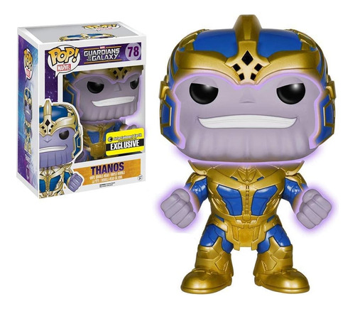 Funko Pop! Guardianes De La Galaxia Thanos Brillan En La Osc