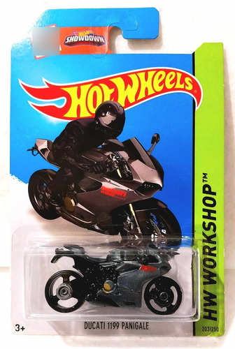 Hot Wheels Ducati 1199 Panigale Gris Motocicleta