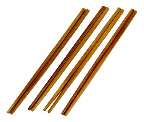 Chef Craft Selecount Bamboo Chopsticks 4 Piece Set, Natur