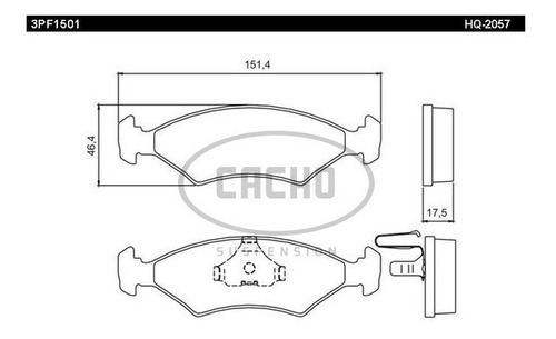 Pastilla De Freno Del P/ Ford Courier 1.6 Fiesta Max 2006 06