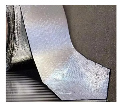 Membrana Autoadhesiva Rollo 10cm X 10mts Aluminio