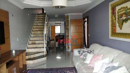 Sobrado À Venda No Bela Vista Em Osasco Com 3 Suítes, 181 M² E 4 Vagas Cobertas. - So0187