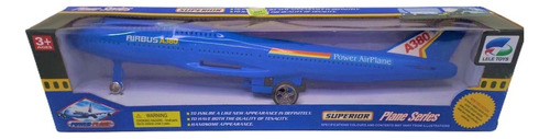 Avión Power Airplane A380 Art. 3499 Color Azul