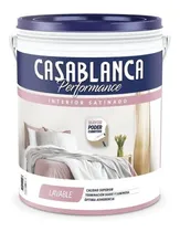 Comprar Latex Performance Interior Satinado 10 Lt Lavable Casablanca