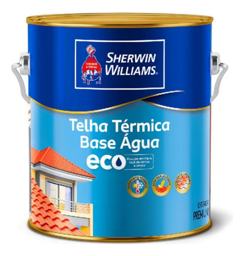 Tinta Impermeavel Metalatex Eco Telha Termico 3,6lt - Cores Acabamento Fosco Cor Cerâmica Telha